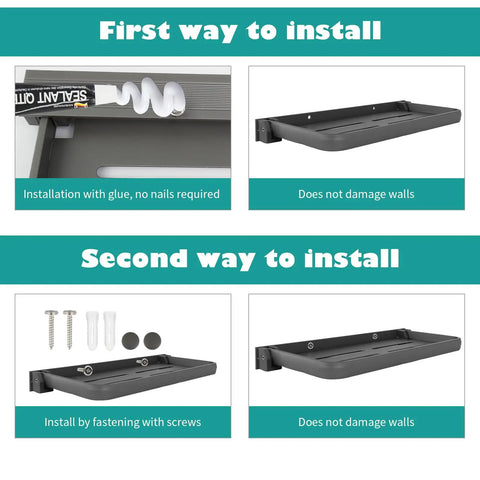 Installation guide for Level Up Your Rig Setup With These Smooth Folding Aluminum Wall Shelves For RV Trailers And Motorhomes.