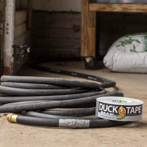 Max Strength Duct Tape All Weather Heavy Duty Boss Level Fixer, 6 Rolls, 1.88 Inch Wide by 45 Yards Each, Silver, Waterproof Backing For Long Lasting Repairs, Bundling And Sealing, Indoor Outdoor Use, Wirecutter Pick Favorite