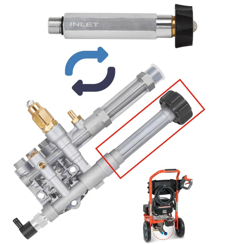 Pressure Washer Pump Inlet Tube Replacement For 201496GS And 190632GS Works With Annovi Reverberi Homelite And Himore Pumps