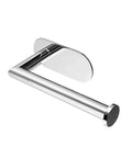 Self Adhesive Toilet Paper Holder Chrome Finish Stainless Steel SUS 304 No Drilling Bathroom Mount Easy Stick On