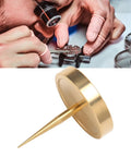 Watch Balance Wheel Bracket Copper Holder For Repairs, Pro Grade Precision Calibrating Tool With Sturdy Spring Support