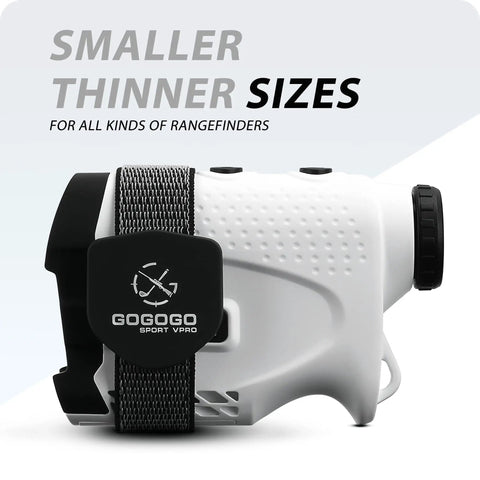 Magnetic Rangefinder Strap With Velcro And Rubber Coated Base Adjustable Golf Rangefinder Holder Band For Cart Or Club