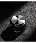 Slick Dual Bearing Espresso Distributor compatible with Breville Barista and IKAPE portafilters, 51-58 mm, polished black finish.