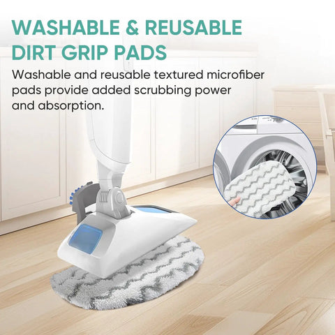 Four Pack Microfiber Steam Mop Pads For PowerFresh Models 1806 1440 1544 2075A 2685A 1940 Series Washable Reusable
