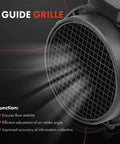 Close-up of guide grille feature on Mass Air Flow Sensor for 3.0L BMW Engines - 3 Pins, Plug And Play.