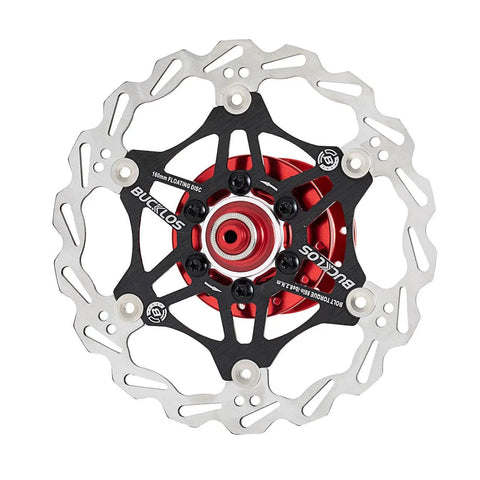 Floating Disc Brake Rotor 160mm 180mm 203mm Stainless Steel With 6 Bolts For Road And Mountain Bikes