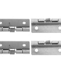 Hardcore Stainless Steel Self Closing Hinges, heavy duty spring loaded hardware, rust proof, marine use, coastal climates.