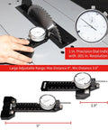 Thin Rip Jig Table Saw Guide For Precise Narrow Cuts With Dial Indicator Gauge Pro Grade For Repeats And Consistent Width
