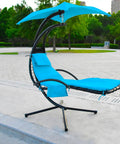 Outdoor Hanging Lounge Chair Cushion Cover And Umbrella Fabric Set For Patio Curved Chaise Lounges Swing Hammock Chairs