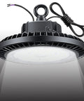 LED High Bay Light 240W UFO Style Shop Light With 36000 Lumens No Nonsense 150 Lumens Per Watt 1-10V Dimmable 5000K Daylight