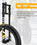 20 Inch Fat Tire Mountain Bike Fork With Beefed Up Inverted Air Suspension, 15x150mm Thru Axle, Double Crown Front MTB Fork