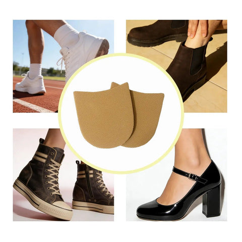 2 Pack Repair Heels Boot Heel Replacement Self Adhesive Rubber Heel Patches for various shoes