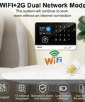 Heavy Duty All In One Wireless Home Security Alarm System 23 Piece Kit With Wifi Gsm Tracking built touchscreen control panel