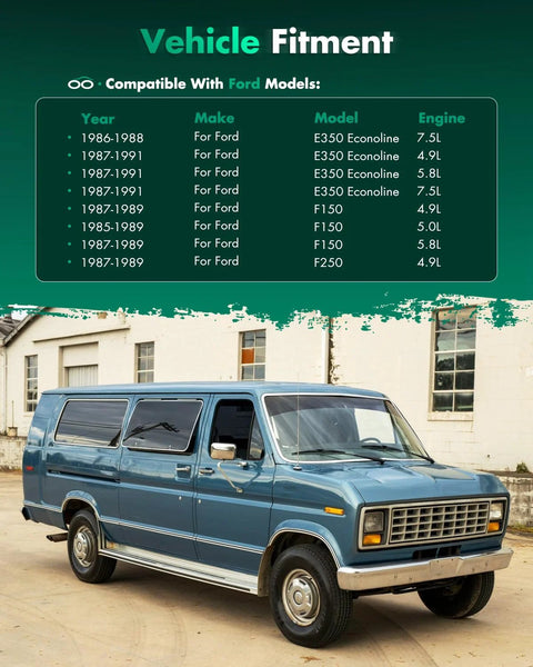 E2000 Fuel Pump Electrical High Performance Replacement Kit For Ford Aerostar Bronco E Series F150 F250 F350 vehicle fitment chart