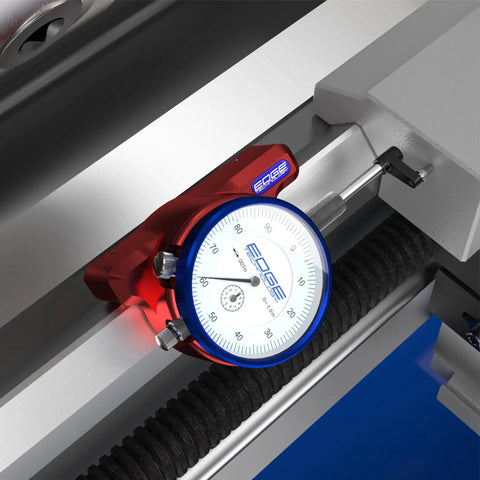 Rock Solid Magnetic Carriage Indicator With One Inch Travel And Pinpoint Resolution Cnc Machined Aluminum Mount Adjustable Swinging Probe Precision Lathe Add On For Weekend Warriors And Real Deal Mechanics Who Want Dead Center Accuracy