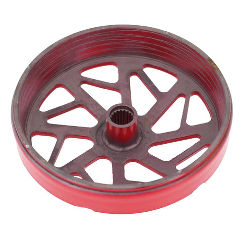 Beefed Up High Performance Clutch Bell Housing For GY6 Engines 125cc 150cc 180cc 200cc red lightweight