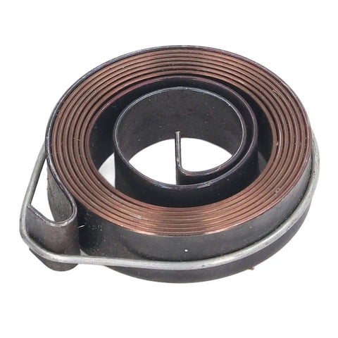 Two Pack Drill Press Return Spring 0.8x10 double hook quill spring 37mm outer diameter close-up view of beefy heavy duty steel construction