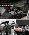 1/2 Inch Drive Impact Extension Bar Set Offers 3 6 And 10 Inch Options Crafted From Tough Cr Mo Steel For Knuckle Busting Auto Repair Jobs featuring users working on an engine.