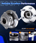 Drop-In Ready-To-Install Wheel Bearing Hub Assembly Replacement for Chrysler 300 2005-2009 Dodge Charger Dodge Magnum AWD 513225