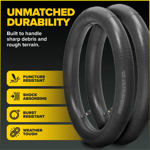 Fat Bike Inner Tube Set 20x3.0 With Schrader Valve 2 Pack, Heavy Duty Butyl Tubes For Mountain Gravel City And Electric Bikes Built To Resist Pinch Flats And Keep You Rolling On Trails Streets And Commutes, pair