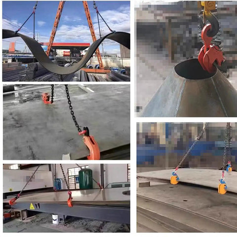 Rock Solid Vertical Steel Plate Clamp 10 Ton Heavy Duty Alloy Steel Lifting Tongs With Zero Slip Grip Built Tough For Rough Industrial Jobs And Heavy Beam Work