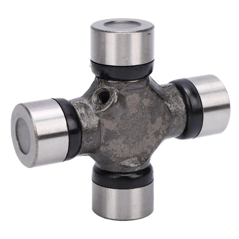 Universal Joint Kit For Spicer 1310 1350 U Joints Built To Last Replacement With Strap And U Bolt Kit Heavy Duty Forged Steel Construction Easy Lubrication Via Side Grease Fitting Works With Auto Drive Systems, cross view