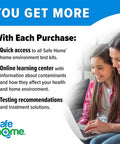 Mother and daughter using a laptop, promoting DIY Bacteria In Water Test Kit For Home Use With Results In About 6 Hours Detects 50 Coliform Species EPA Lab Certified Made In The USA 1 Pack Easy At Home Water Safety Test benefits.