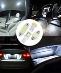 42 Piece Car Interior LED Light Kit 194 LED Bulbs DE3175 T10 31mm 41mm Dome Map Door Tail Light License Plate Universal Fit For Most Vehicles Easy Install in use lighting car interior and exterior
