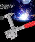Heavy Duty Stainless Steel Toggle Clamp With Plastic Handle, 227Kg Clamping Force, Adjustable Opening near welding sparks