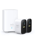 Two Camera Wireless Outdoor Security Kit, 1080p HD, IP67 Weatherproof, Night Vision, Motion Alerts, HomeKit Compatible