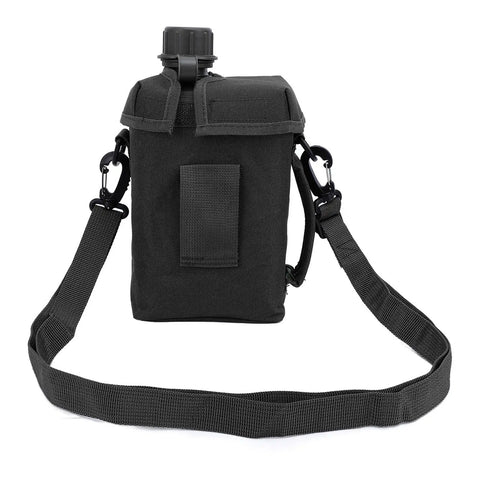 2L Water Bottle Waist Pack With Leakproof PVC Hydration Bag showing adjustable strap and bottle holder