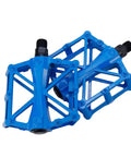 2 Pack Aluminum Mountain Bike Pedals Flat Bicycle Pedals For MTB BMX Road Universal Fit 9/16 Inch Compatible Blue