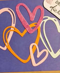 Love Hearts Metal Die Cuts Frame Set 4 Pieces Silver Embossing Dies For Scrapbooking And Card Making DIY Photo Background Frames Wedding Theme Hearts Carbon Steel Cutters For Crafting And Stencil Projects Must Have For Do It Yourself Crafters.