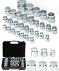 JIC Plug And Cap Kit 72Pcs 37 Degree Flare Fittings Set For Hydraulic Hose And Pipe End Protection Industrial Repair Sizes 4 6 8 10 12 16