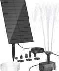 Solar Water Fountain Pump For Bird Bath And Pond Outdoor Garden Pool Backyards 1.5W Solar Powered Fountain with tubing.