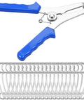 Heavy Duty 21 Pcs Miter Spring Clamp Kit With Stainless Steel Pliers Perfect For Woodworking, Photo Frames And Moldings To Build Solid Joints Fast.