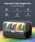 ACE Pro Multi Color Filament Dryer Box For Kobra 3 Max with Auto Backup and Smart Identification, showing colored filaments inside.