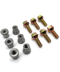 Straight Up Bulletproof Weld In Replacement Nuts Coupled With Grade Eight Zinc Plated Skid Plate Bolts for Jeep Wrangler YJ TJ