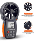 Handheld Anemometer Wind Speed And Airflow Gauge With Temperature And Wind Chill, Pro Grade Digital Meter For HVAC And Drones