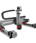Gantry Linear Guide Stage For CNC And DIY Projects 1000mm X 1000mm X 200mm Stroke, Heavy Duty XY Z Travel Module With NEMA 23 Motor Support For Drilling, Cutting, Welding, Painting, Engraving And More. 3-axis linear stage with stepper motors