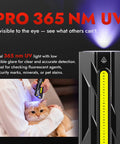 Rechargeable 1500 Lumen Pocket Flashlight With Magnetic Base And Clip Your Go To EDC Light for pet stain detection on cat