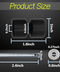 4 Pack Trailer Tailgate Lift Assist Rollers Kit For Two Sided Trailers Replacement Rollers With Pins Washers And Rings