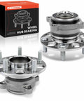 Rear Wheel Bearing And Hub Assembly Set For Honda Accord 2008-2012 And Acura TSX 2009-2014 5-Lug 2-Piece Replacement Kit