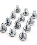 Rock Solid Self Tapping Screws Compatible With Ikea Part 117327, pack of 12 zinc screws for bed frame cross braces.