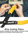 Heavy Duty Rock Solid Electrician Wire Stripper Featuring Comfortable Grip And Spot On Single Hole Cutter For Diy Electronics Jewelry And Watch Repair No Sweat Quick Fixes being used on wires.