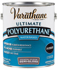 Varathane Crystal Clear Water Based Polyurethane 1 Gallon Semi Gloss Finish Low Odor Easy Cleanup