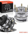 Two Rear Wheel Bearing And Hub Assemblies With ABS For Kia Sorento 2016 2017 2018 2019 2020 FWD Only 5 Lug Compatible Set Easy Install