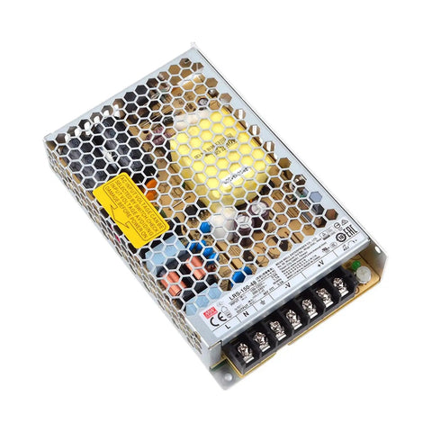 Rock Solid 48V Switching Power Supply Delivering Smooth 150 Watt Output Plus Reliable 3.3 Amp Single Channel DC Adapter view with honeycomb cover.