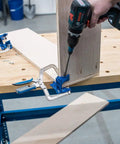 Using 90 Degree Corner Clamp Set, 2 Pack for Cabinets, Boxes, Drawers and T-Joints, Keeps Your Hands Free While You Fasten