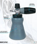 PF22 Foam Cannon With Wide Mouth 32 Oz Bottle For Pressure Washer Ideal For Home And Pro Car Washes And Commercial Grade Use Patented Foam Nozzle Delivers Thick Foam For Cars Trucks SUVs And Motorcycles Includes Tubing And Fittings